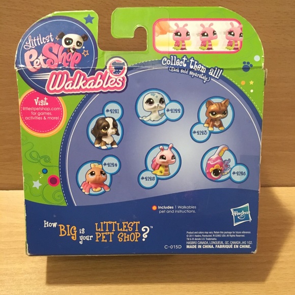 NWT Walkables Snail LPS 2125 Littlest Pet Shop Toy - Picture 2 of 4